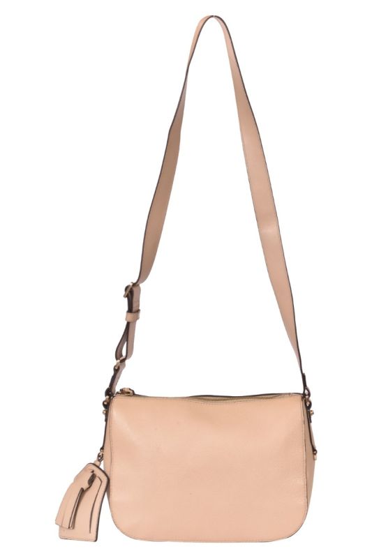 Furla Leather Beige Crossbody Bag