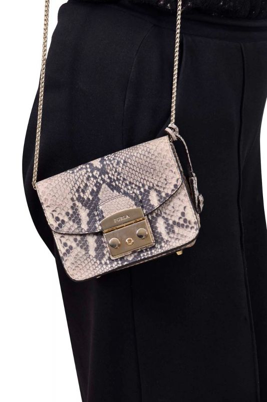 Furla Metropolis Exotic Leather Crossbody Bag
