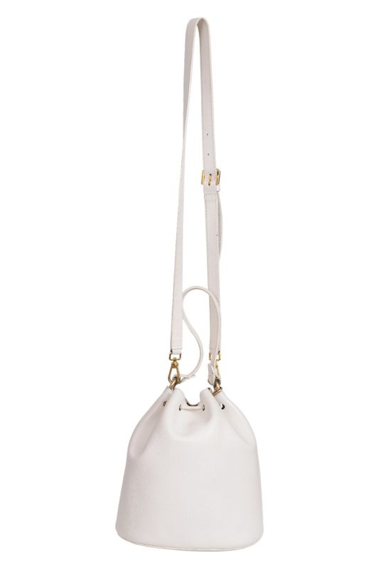Furla White Bucket Handbag