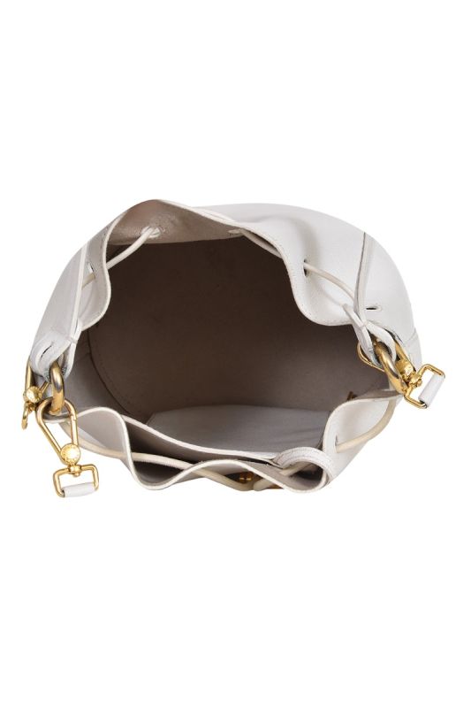 Furla White Bucket Handbag