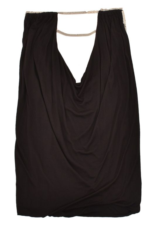 GIANNI VERSACE COWL SEQUINS TOP