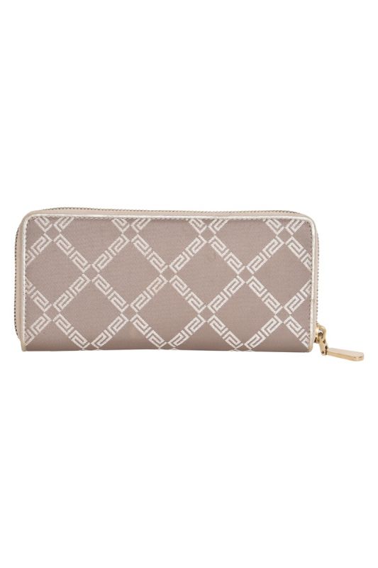 Gianni Versace Logo Beige Wallet