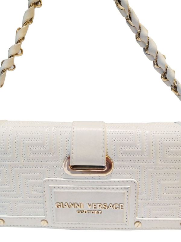 GIANNI VERSACE QUILTED FLAP CHAIN BAG