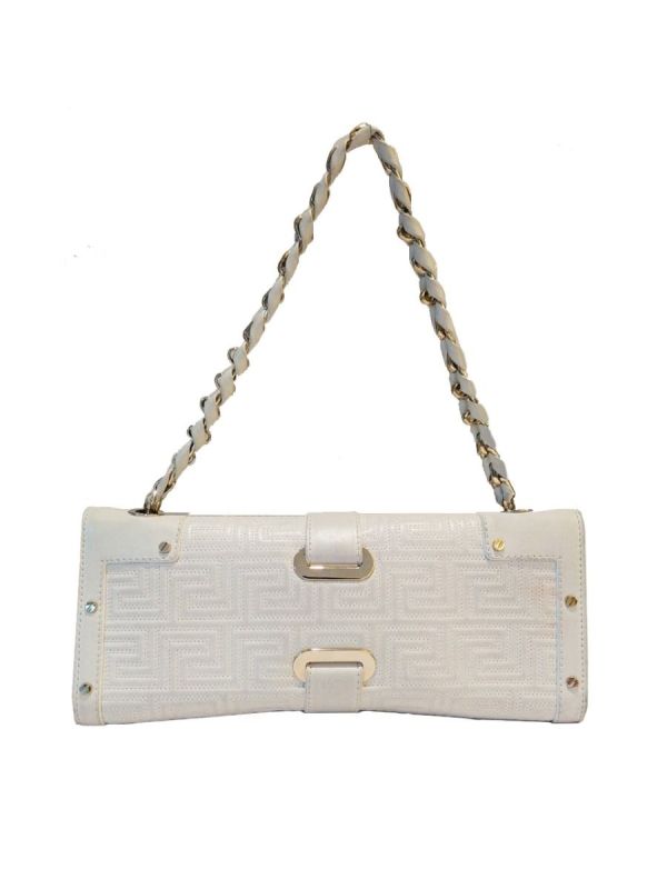 GIANNI VERSACE QUILTED FLAP CHAIN BAG