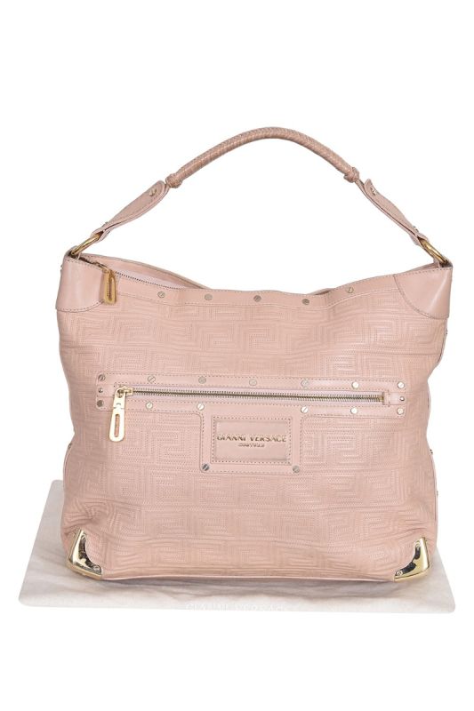 Gianni Versace Textured Hobo Bag