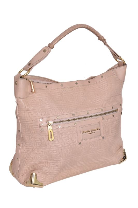 Gianni Versace Textured Hobo Bag
