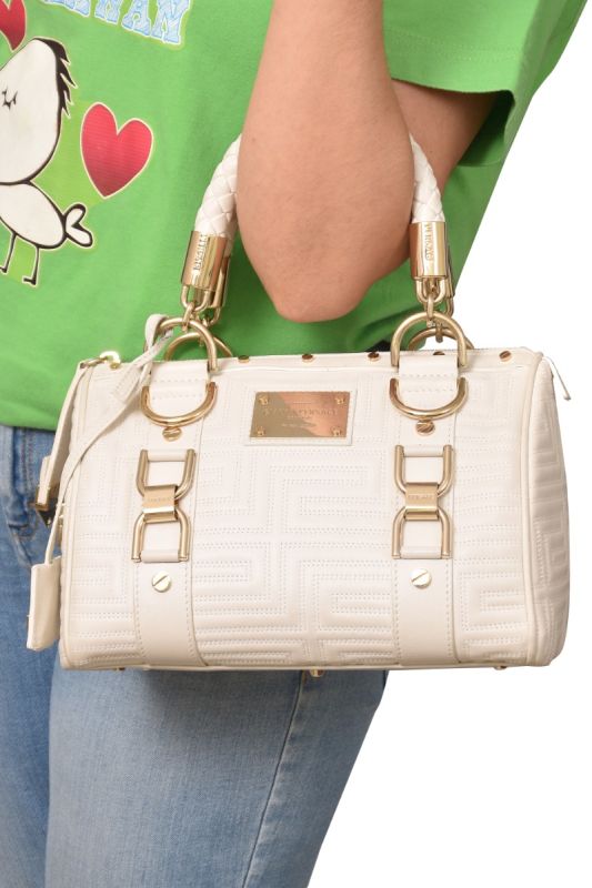 Gianni Versace White Satchel Bag