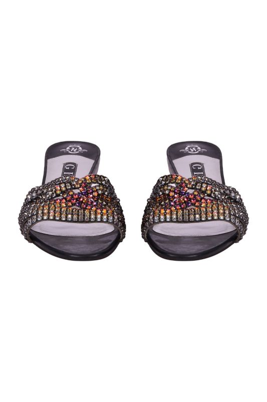 Gina MultiColorSwarovski Crystal Sandals