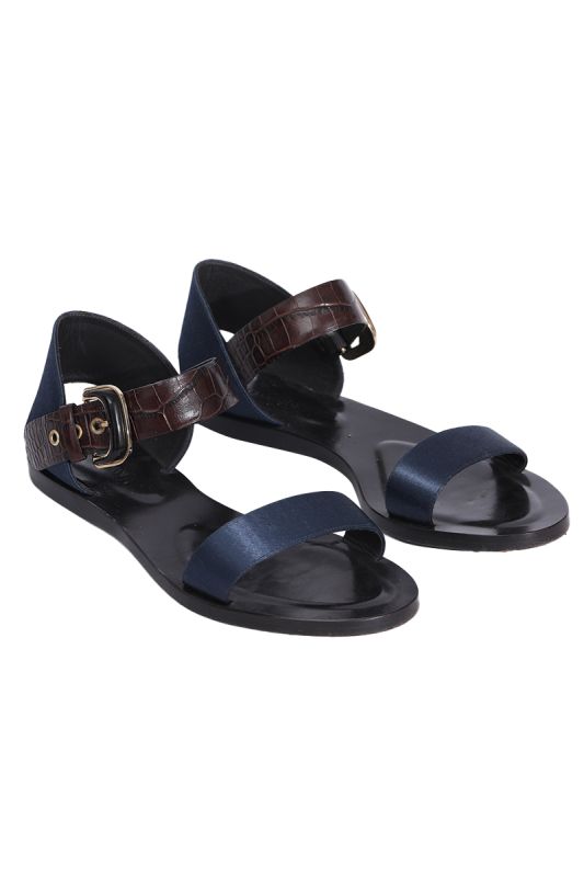 GIORGIO ARMANI DOUBLE STRAP SANDALS