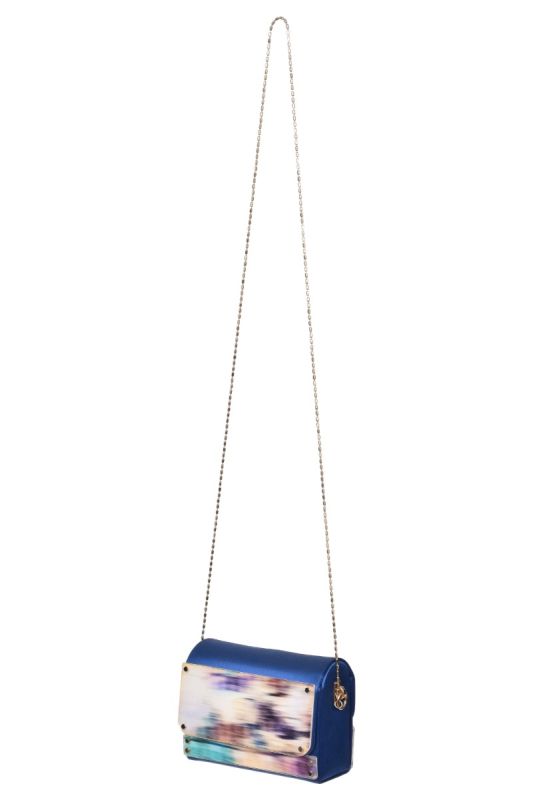 Giorgio Armani Velvet Effect Satin Clutch Bag