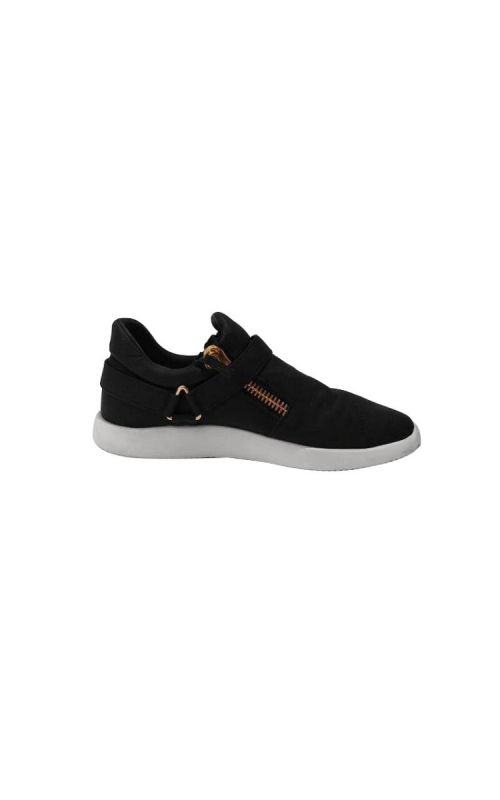 GIUSEPPE ZANOTTI BLACK GOMMATO SNEAKERS