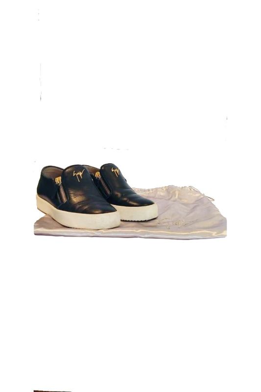 GIUSEPPE ZANOTTI BLACK SNEAKERS