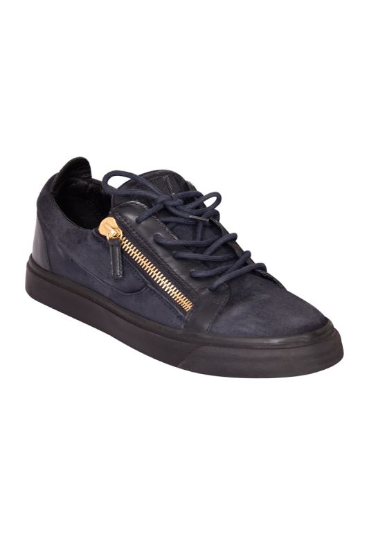 Giuseppe Zanotti Velvet Low Top Sneakers