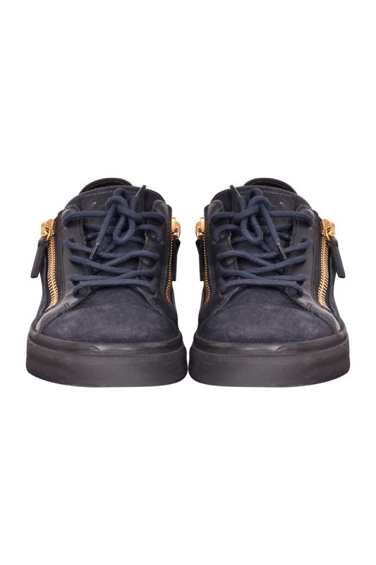 Giuseppe Zanotti Velvet Low Top Sneakers