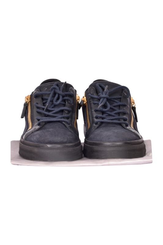 Giuseppe Zanotti Velvet Low Top Sneakers