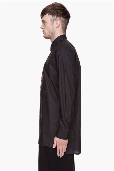 GIVENCHY DARK STAR MADONNA PRINT RUNWAY SHIRT