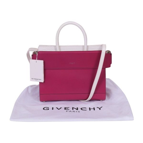 GIVENCHY HORIZON LEATHER SATCHEL HANDBAG