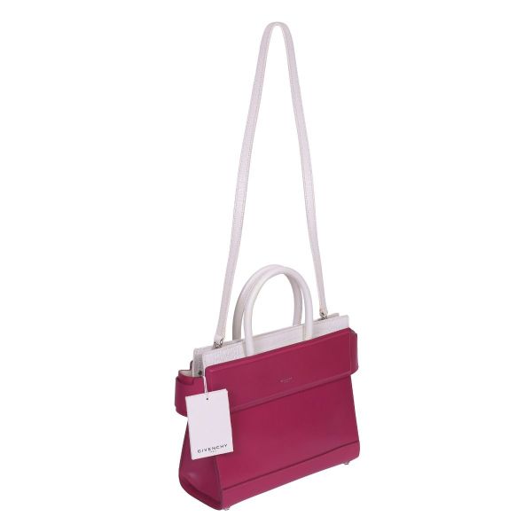 GIVENCHY HORIZON LEATHER SATCHEL HANDBAG
