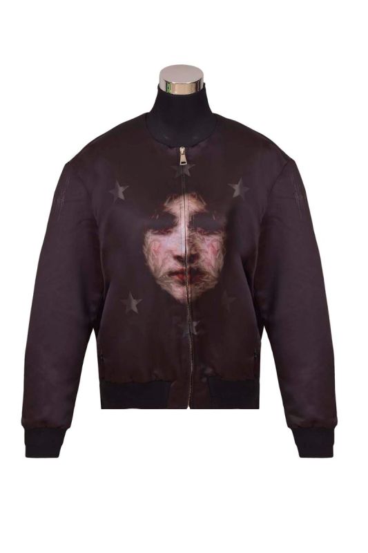 Givenchy Madonna Print Nylon Bomber jacket