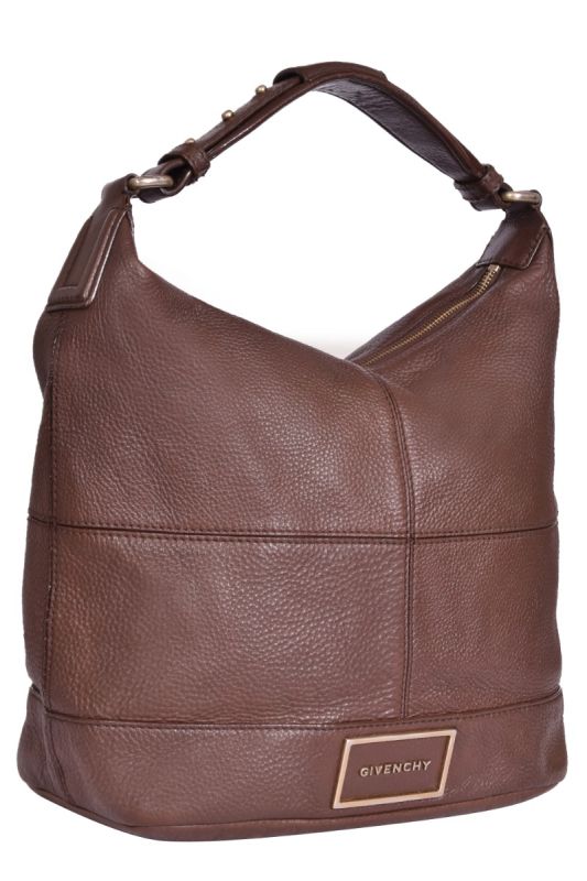 Givenchy Vintage Brown Leather Shoulder Bag