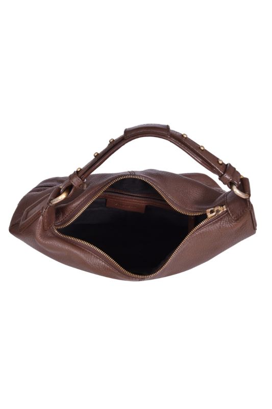 Givenchy Vintage Brown Leather Shoulder Bag
