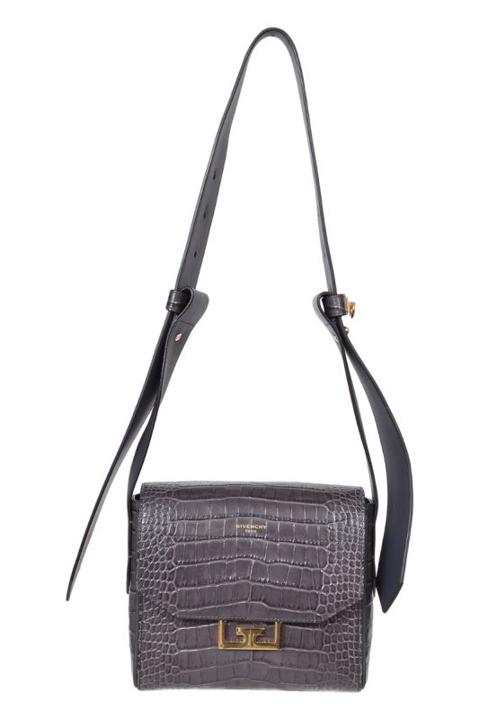 Givenchy X Ariana Grande Eden Small Croc Embossed Bag