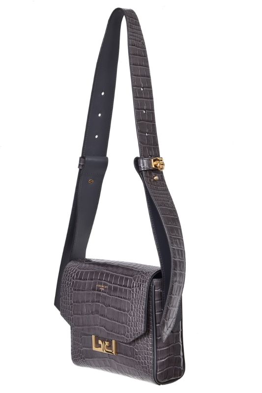 Givenchy X Ariana Grande Eden Small Croc Embossed Bag
