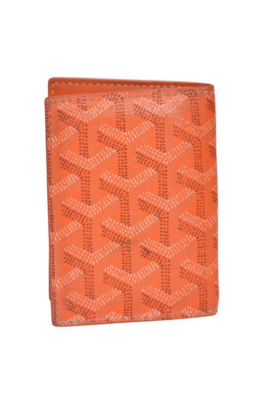 Goyard Orange Monogram Card Holder