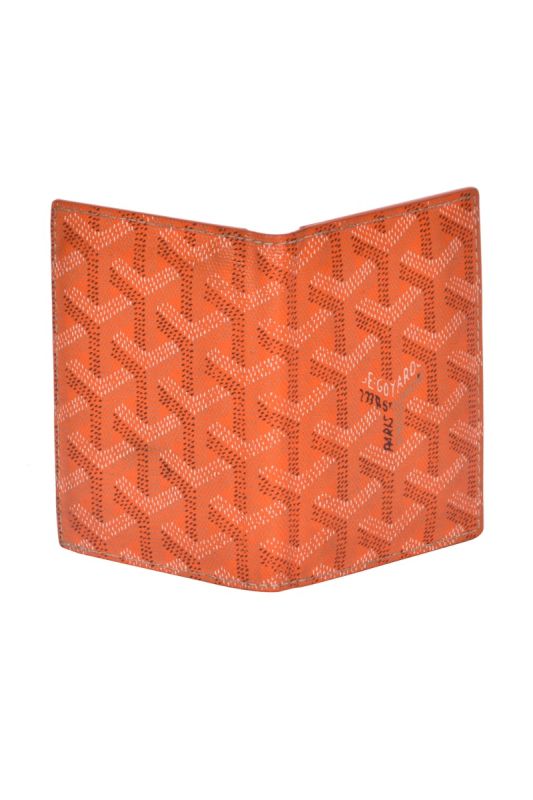 Goyard Orange Monogram Card Holder