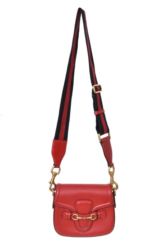 Gucci 1955 Horsebit Web Crossbody Bag