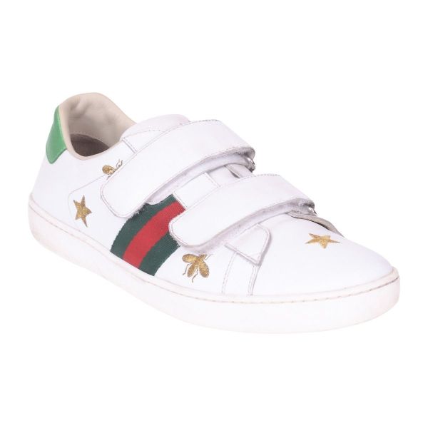 GUCCI ACE SNEAKERS WITH BEES & STARS
