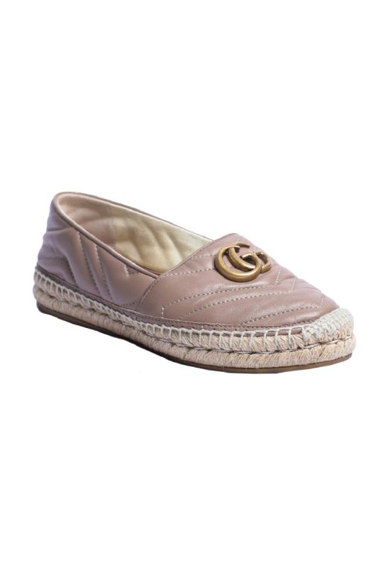 Gucci Beige Leather  Espadrilles