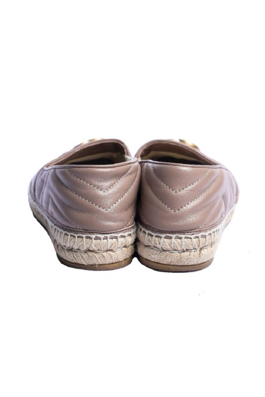 Gucci Beige Leather  Espadrilles