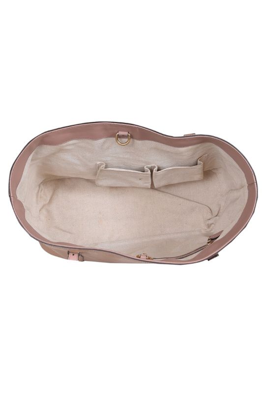 Gucci Beige Microguccissima Patent Leather Medium Tote Bag