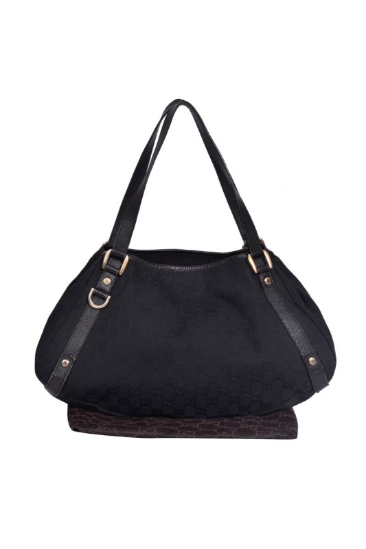 Gucci Black GG Abbey Shoulder Bag