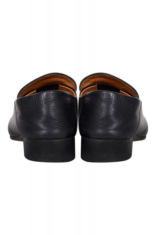 Gucci Black Leather Horsebit Slip on Loafers