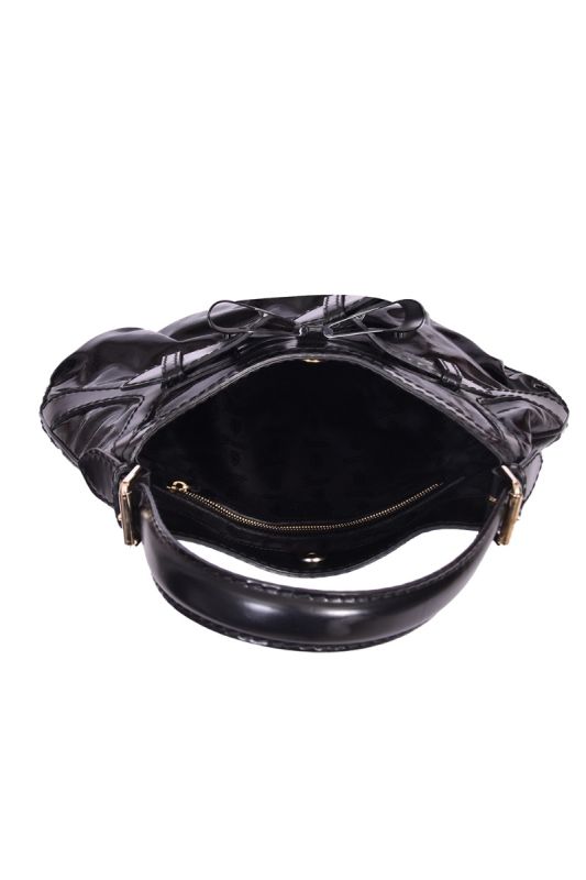 Gucci Black Queen Bow Hobo Bag