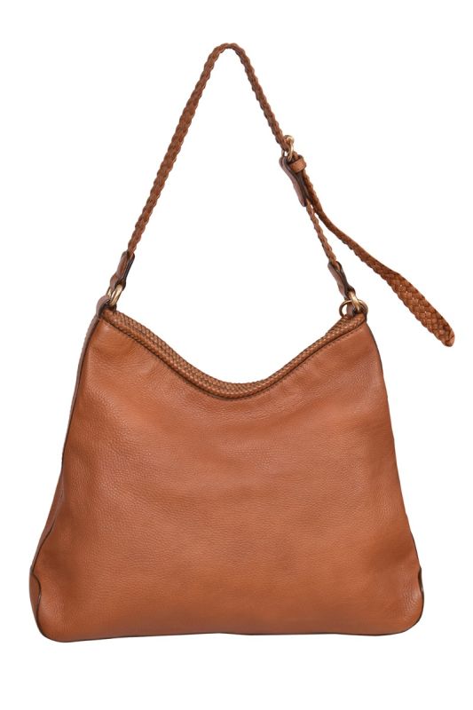 Gucci Braided Tan Hobo Bag
