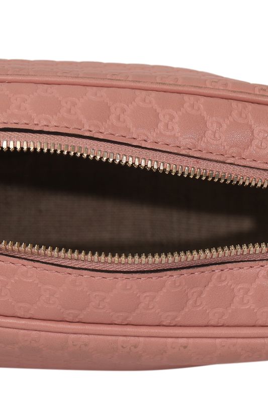 GUCCI BREE GUCCISSIMA CAMERA BAG IN PINK