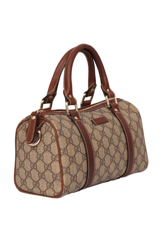 Gucci Brown GG Supreme Boston Bag