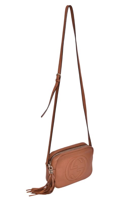 Gucci Brown SmallSoho Disco Crossbody Bag