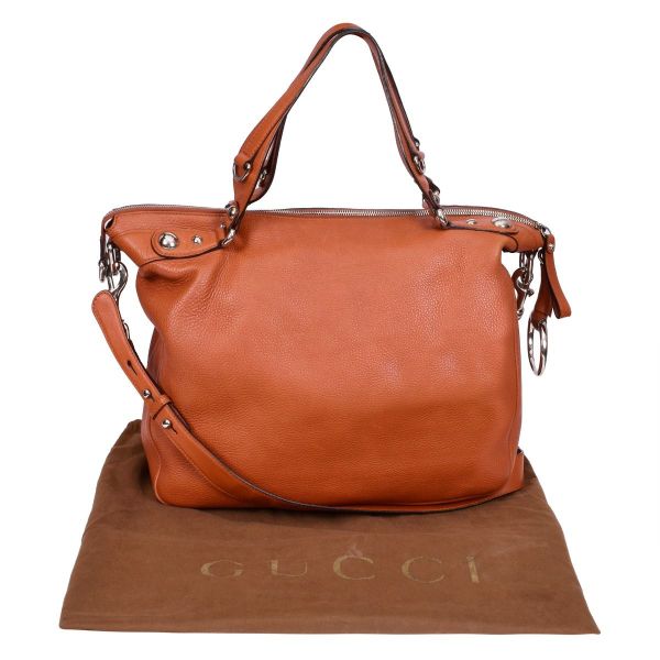 GUCCI CALFSKIN HOSEBIT TOTE BAG