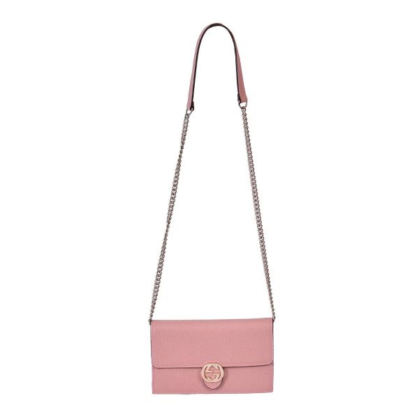 GUCCI DOLLAR CALFSKIN INTERLOCKING MINI GG