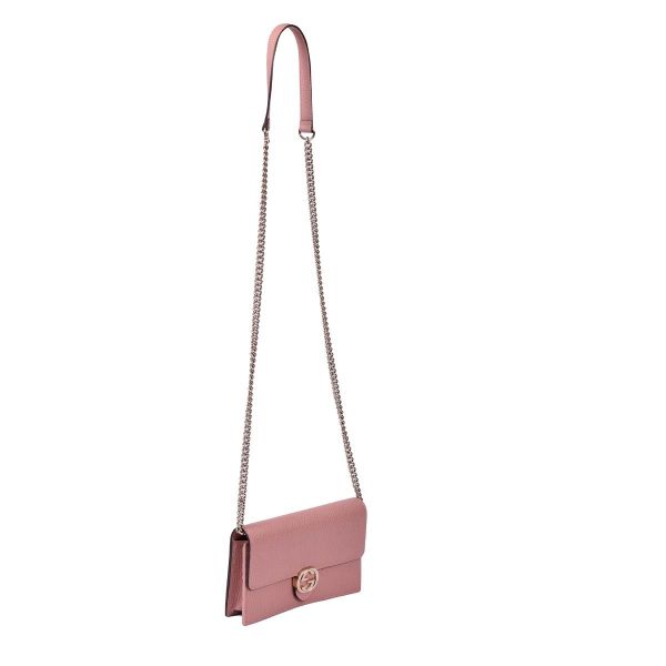GUCCI DOLLAR CALFSKIN INTERLOCKING MINI GG