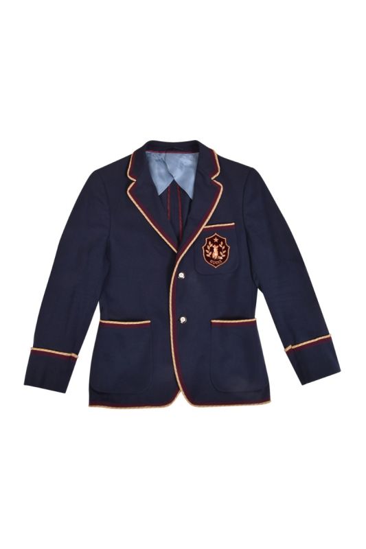 Gucci Embroidered Logo Patch Blazer