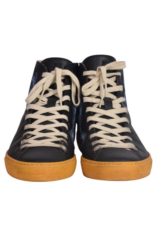 Gucci Embroidered Major High Top Sneakers