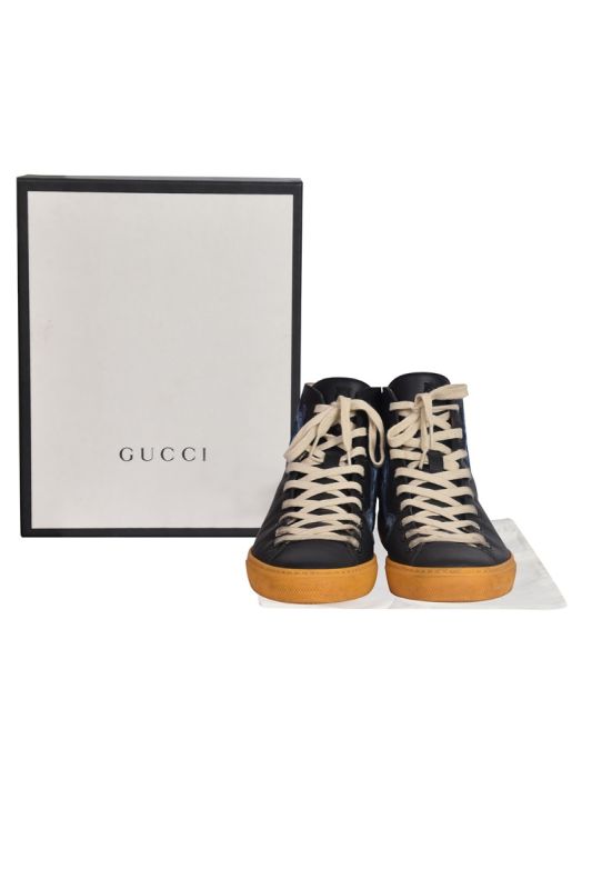 Gucci Embroidered Major High Top Sneakers