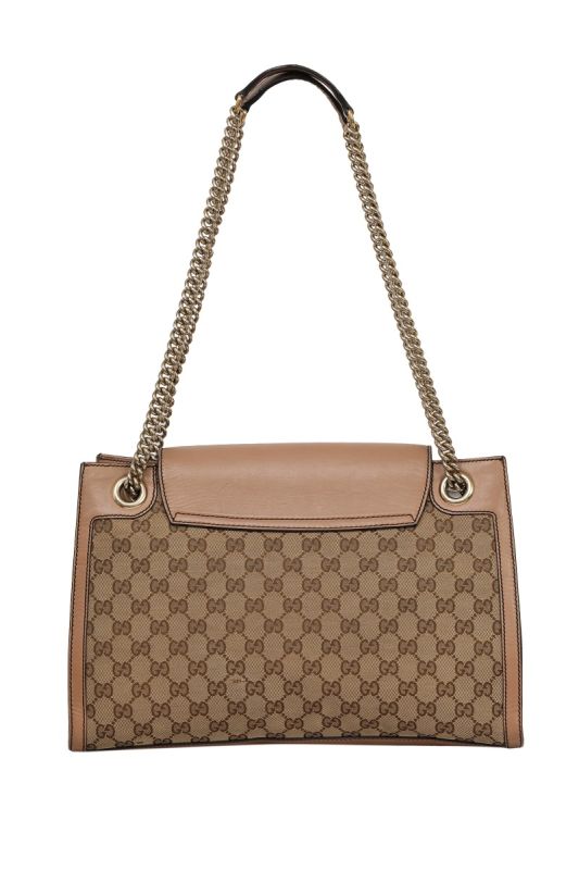Gucci Large Emily GG Canvas Shoulder Bag