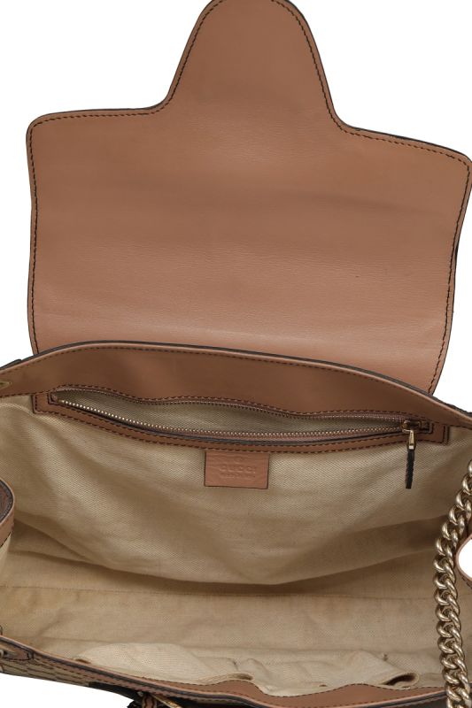 Gucci Large Emily GG Canvas Shoulder Bag