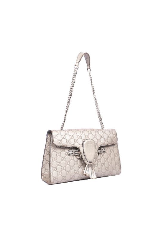 Gucci Emily Guccissima Golden Handbag